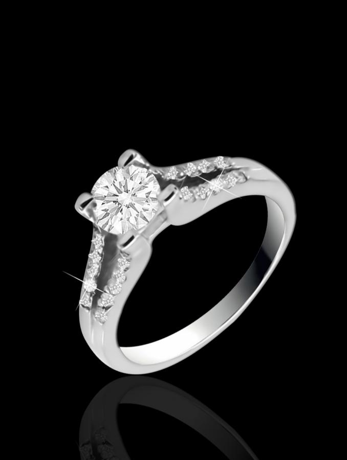 Bijoux en ligne Solitaire Diamants 22207