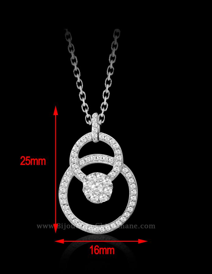 Bijoux en ligne Pendentif Diamants 25126