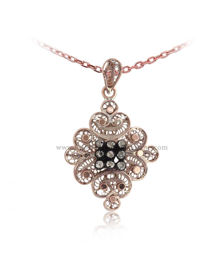 Bijoux en ligne Pendentif Diamants Blanc ''Chichkhane'' 34112