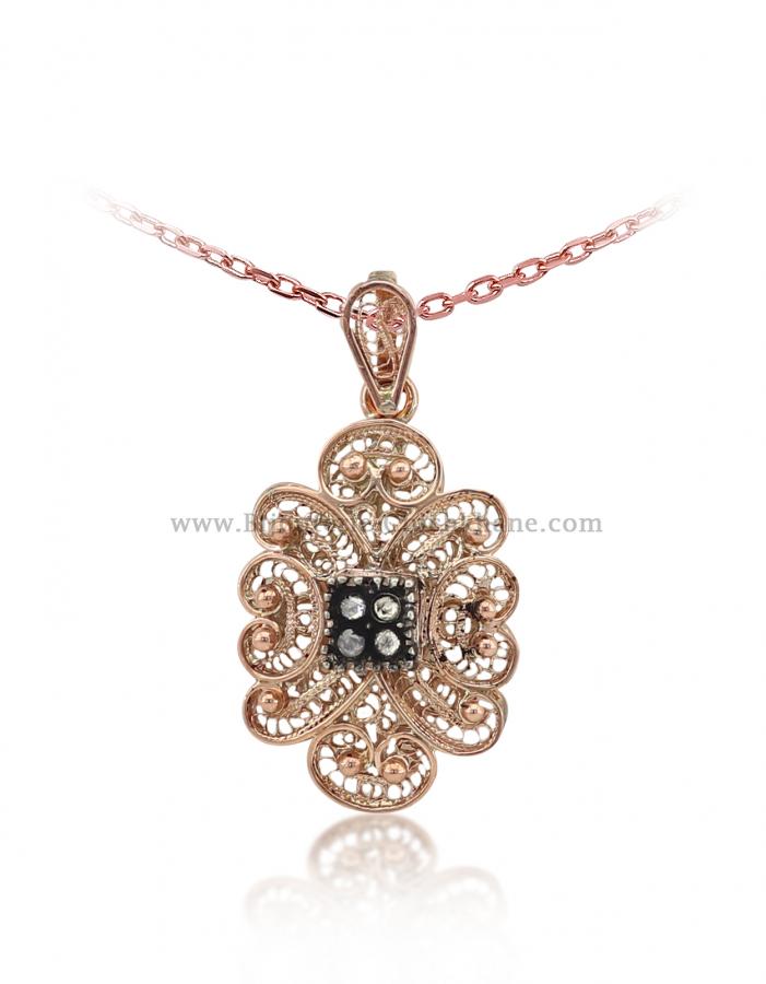 Bijoux en ligne Pendentif Diamants Blanc ''Chichkhane'' 34117