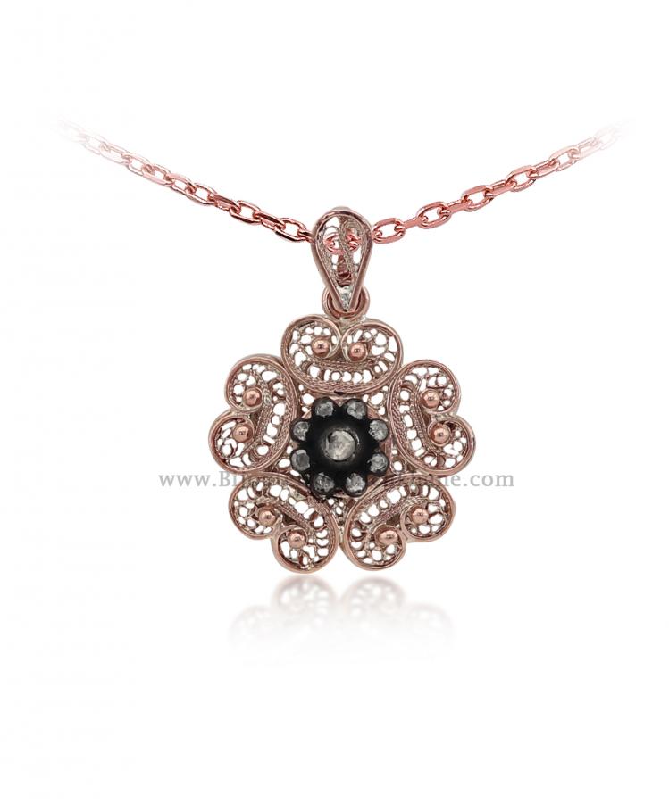 Bijoux en ligne Pendentif Diamants Blanc ''Chichkhane'' 34122