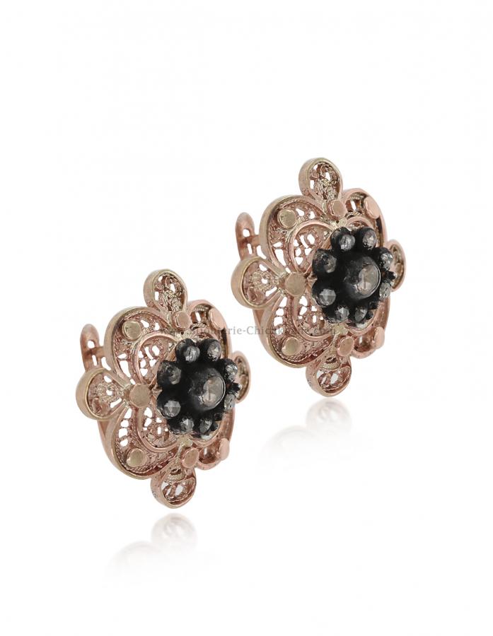 Bijoux en ligne Boucles D'oreilles Diamants Blanc ''Chichkhane'' 36252