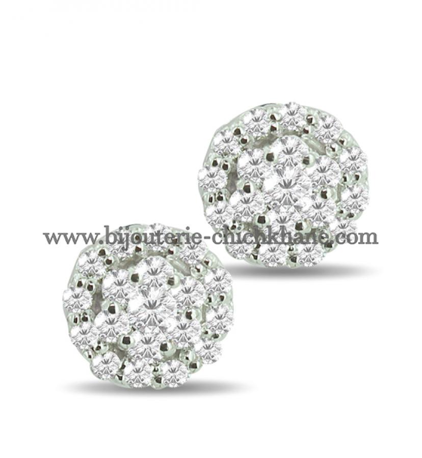 Bijoux en ligne Boucles D'oreilles Diamants 42558