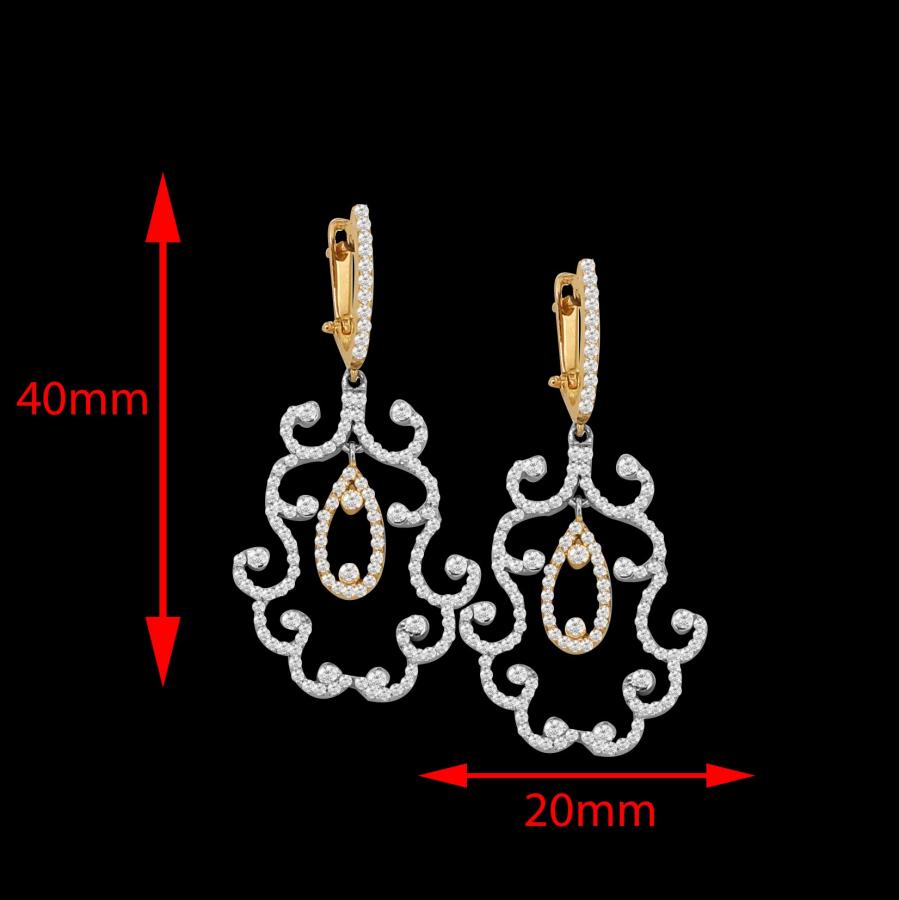 Bijoux en ligne Boucles D'oreilles Diamants 42580