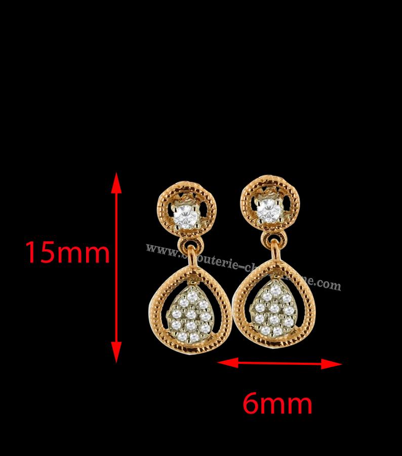 Bijoux en ligne Boucles D'oreilles Diamants 43251