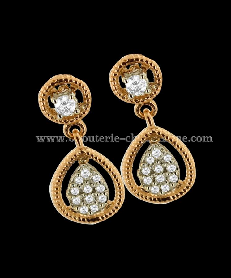Bijoux en ligne Boucles D'oreilles Diamants 43251