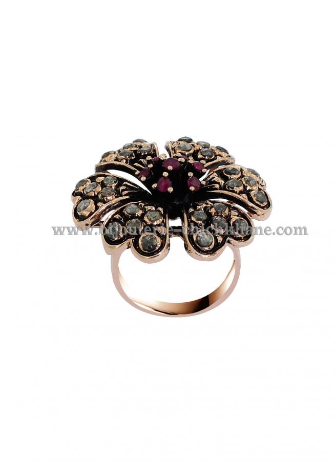 Bijoux en ligne Bague Diamants Rose ''Chichkhane'' 43809