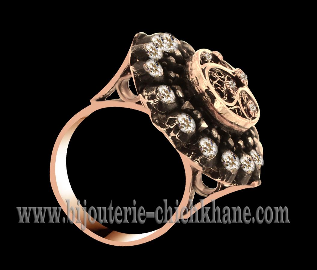 Bijoux en ligne Bague Diamants Blanc ''Chichkhane'' 44010