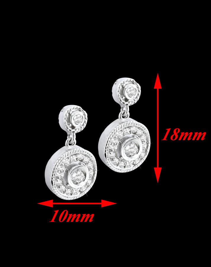 Bijoux en ligne Boucles D'oreilles Diamants 44032