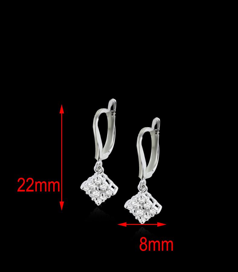 Bijoux en ligne Boucles D'oreilles Diamants 44067