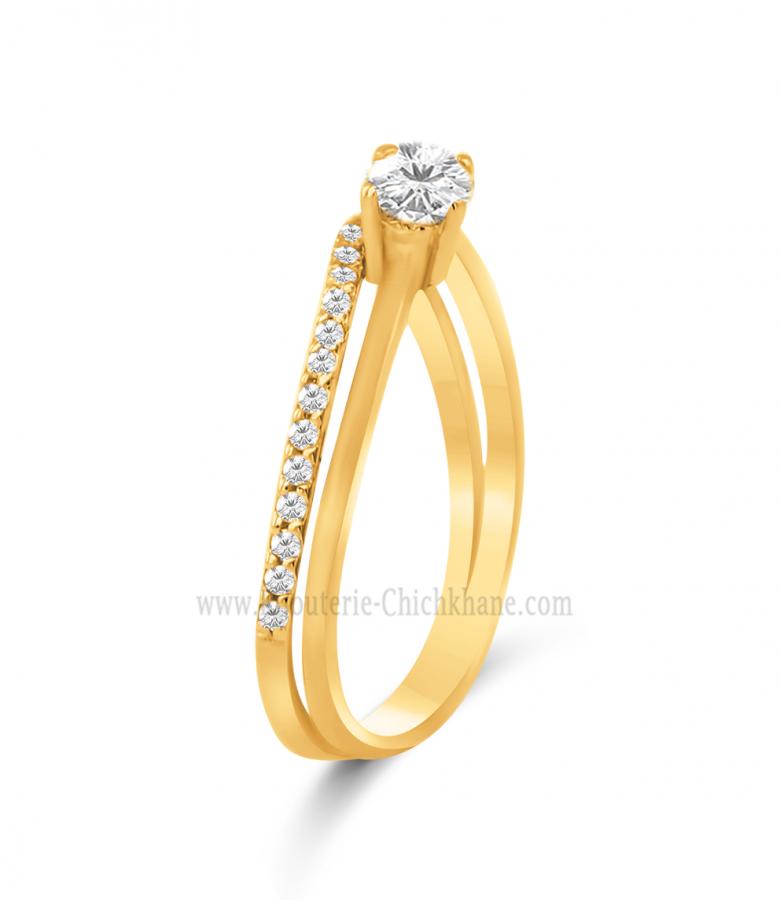 Bijoux en ligne Solitaire Zircon 44448