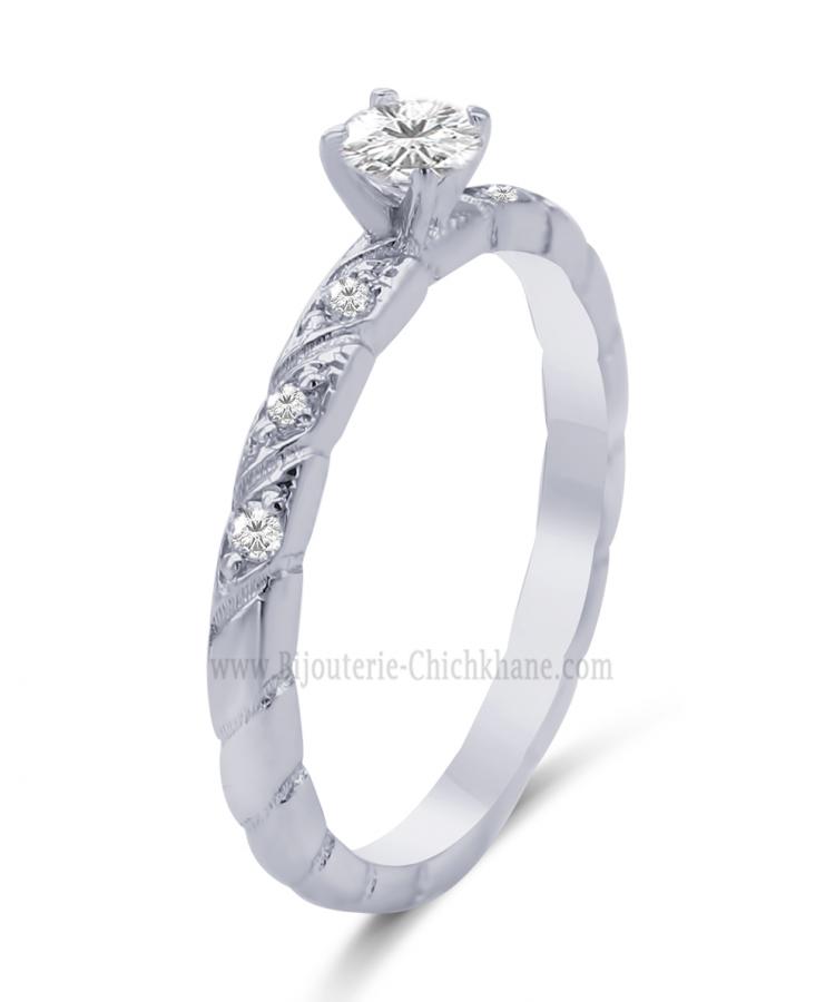Bijoux en ligne Solitaire Zircon 44455
