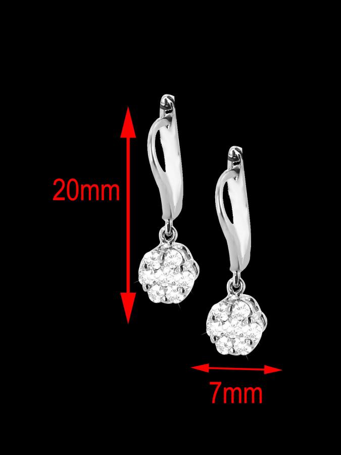 Bijoux en ligne Boucles D'oreilles Diamants 44552