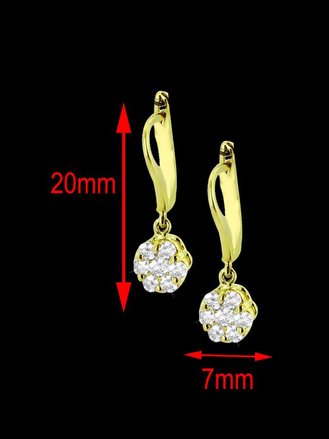 Bijoux en ligne Boucles D'oreilles Diamants 44553