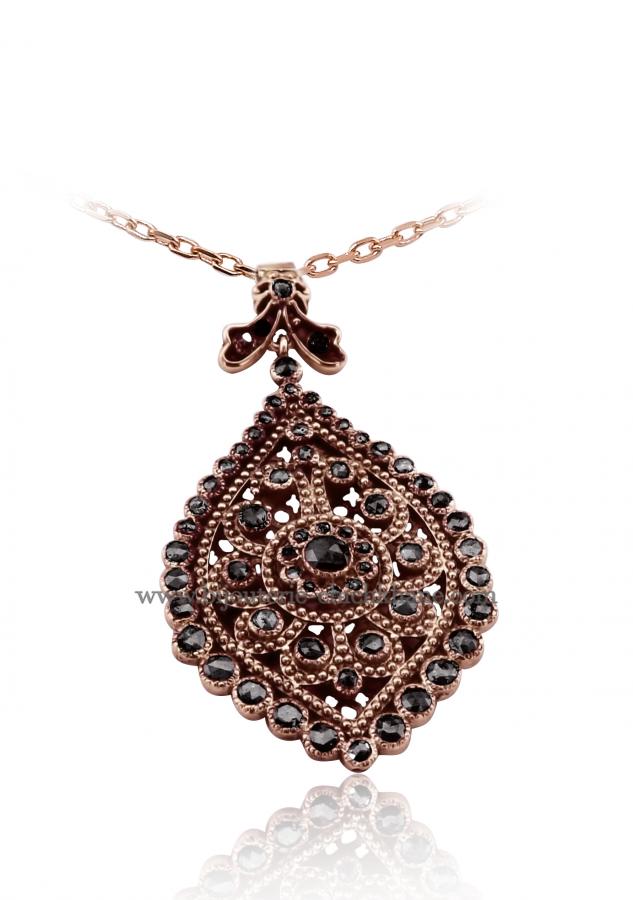 Bijoux en ligne Pendentif Diamants Rose ''Chichkhane'' 45935