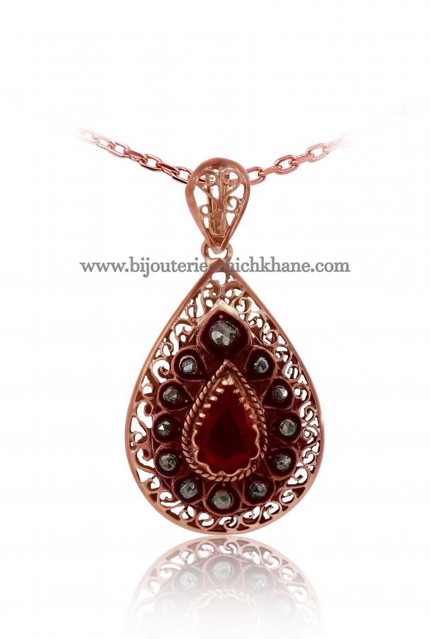 Bijoux en ligne Pendentif Diamants Rose ''Chichkhane'' 46861