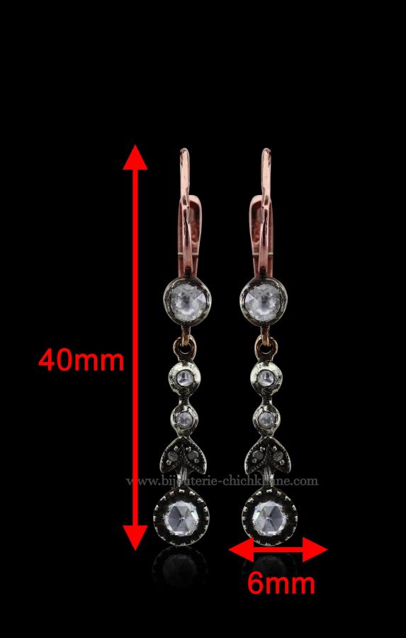Bijoux en ligne Boucles D'oreilles Diamants Blanc ''Chichkhane'' 47534