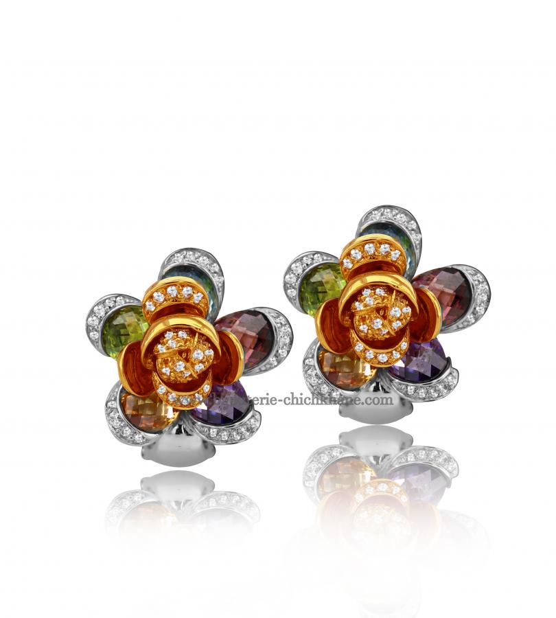 Bijoux en ligne Boucles D'oreilles Diamants 48096