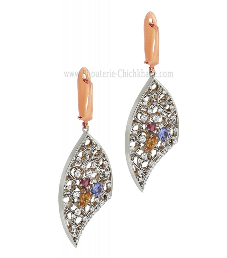 Bijoux en ligne Boucles D'oreilles Diamants 48098