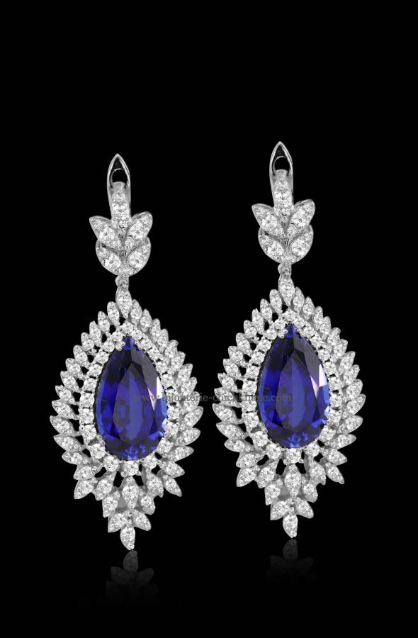 Bijoux en ligne Boucles D'oreilles Diamants 48338