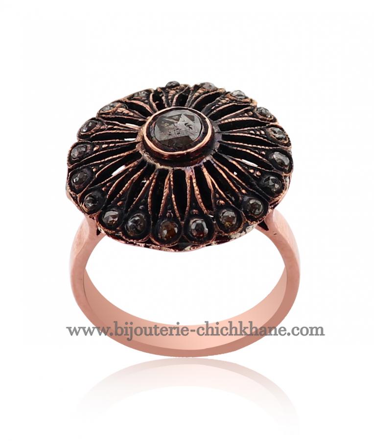 Bijoux en ligne Bague Diamants Rose ''Chichkhane'' 48380