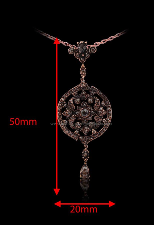 Bijoux en ligne Pendentif Diamants Rose ''Chichkhane'' 48383