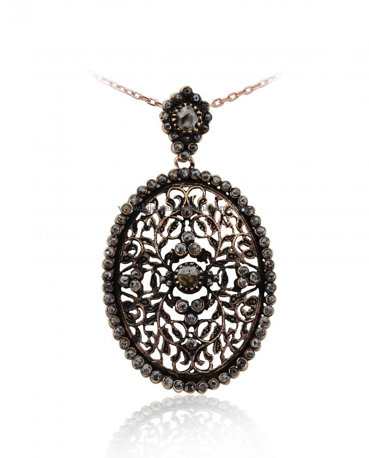 Bijoux en ligne Pendentif Diamants Rose ''Chichkhane'' 48399