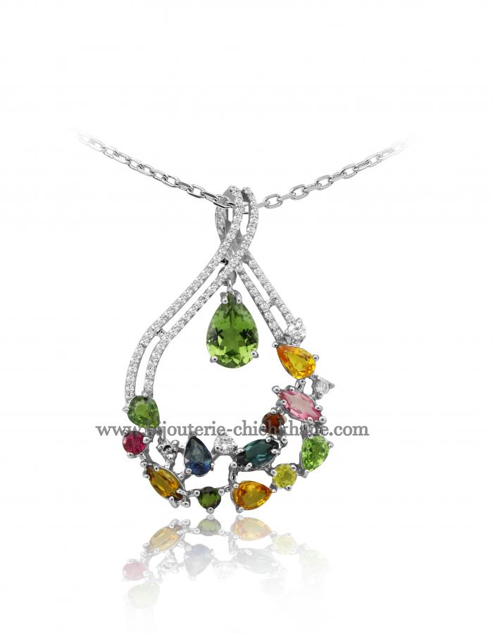 Bijoux en ligne Pendentif Diamants 48409