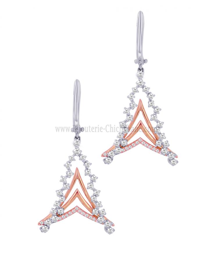 Bijoux en ligne Boucles D'oreilles Diamants 48436