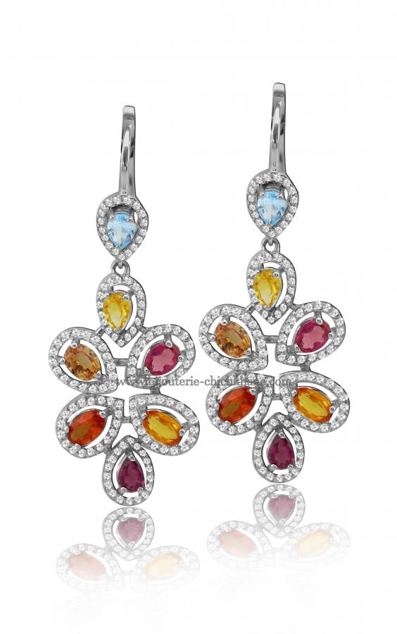 Bijoux en ligne Boucles D'oreilles Diamants 48481