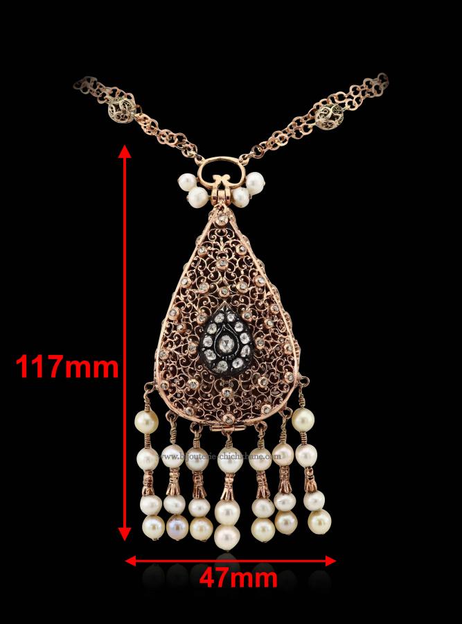 Bijoux en ligne Collier Diamants Blanc ''Chichkhane'' 48529
