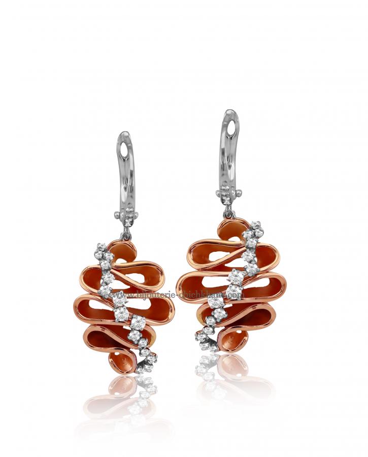 Bijoux en ligne Boucles D'oreilles Diamants 48642