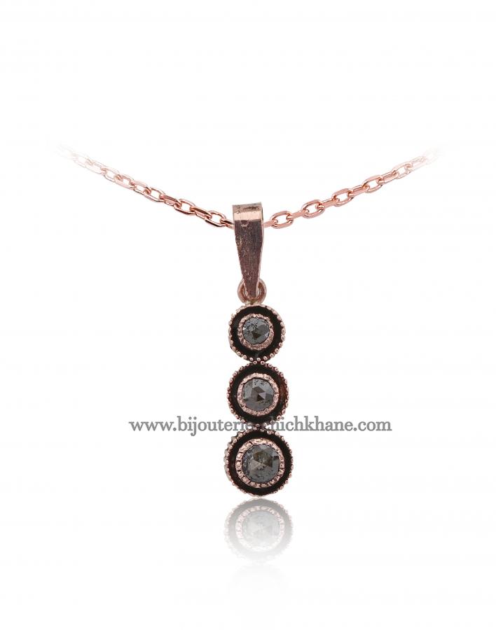 Bijoux en ligne Pendentif Diamants Rose ''Chichkhane'' 48728