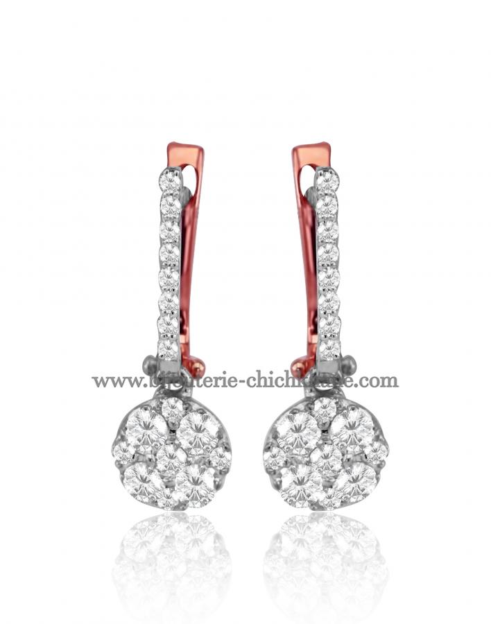 Bijoux en ligne Boucles D'oreilles Diamants 48770