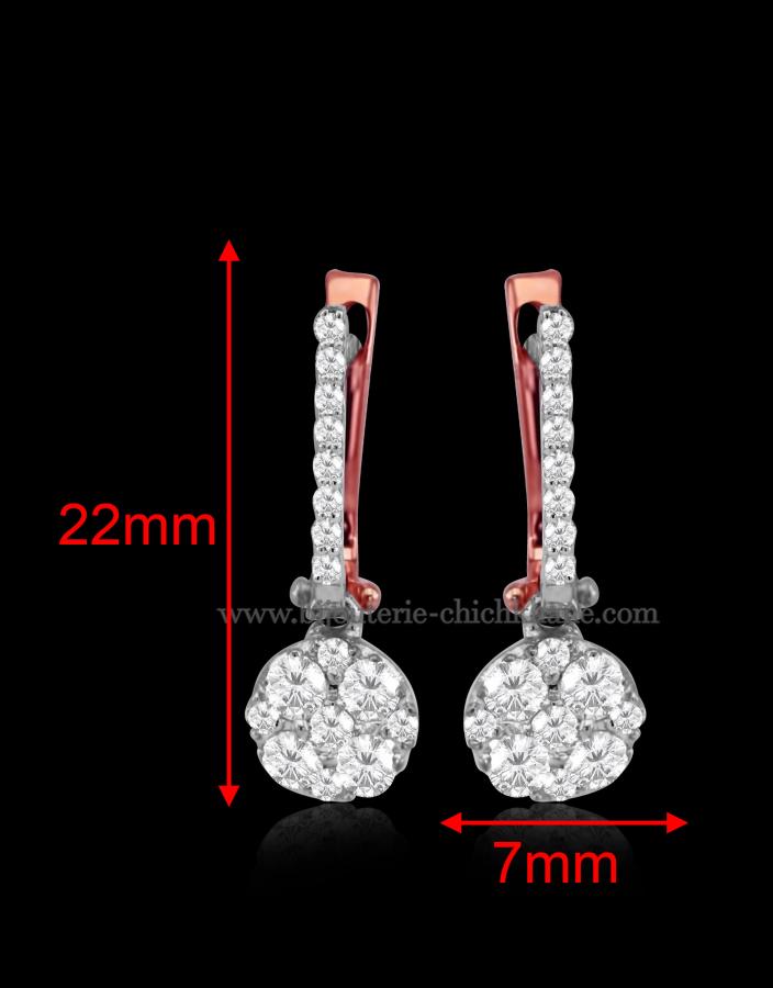 Bijoux en ligne Boucles D'oreilles Diamants 48770