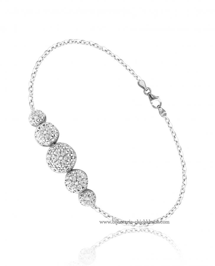 Bijoux en ligne Gourmette Zircon 49240