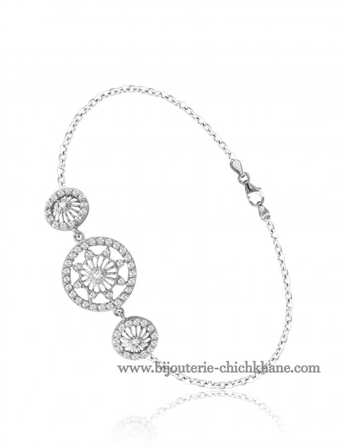 Bijoux en ligne Gourmette Zircon 49247