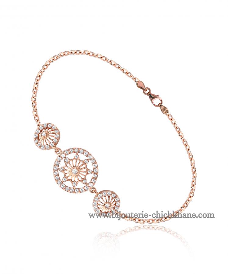 Bijoux en ligne Gourmette Zircon 49250