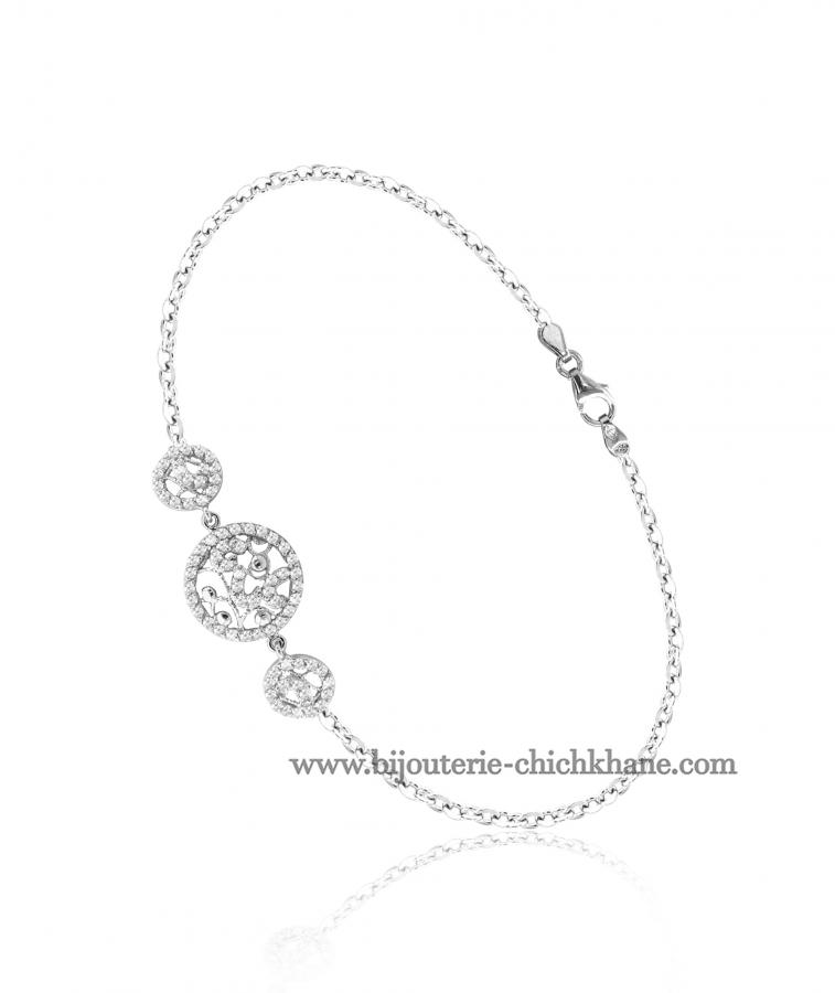 Bijoux en ligne Gourmette Zircon 49257