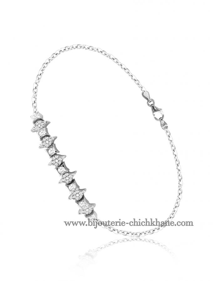 Bijoux en ligne Gourmette Zircon 49309