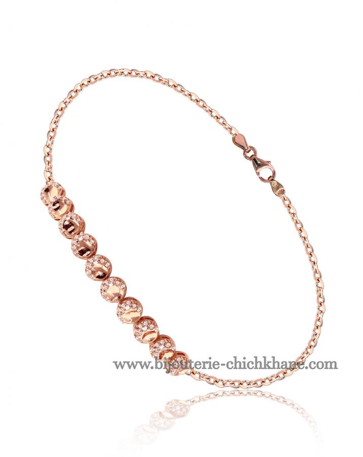 Bijoux en ligne Gourmette Zircon 49311