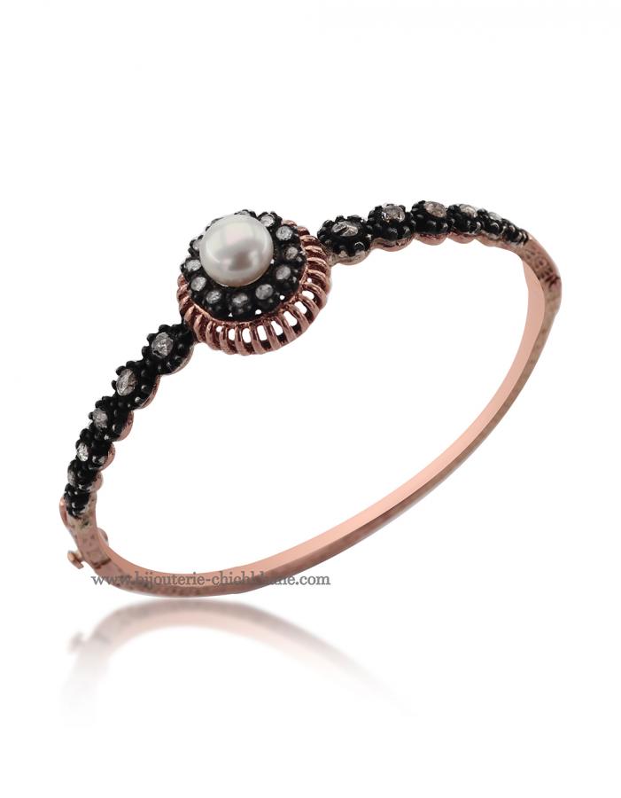 Bijoux en ligne Bracelet Diamants Blanc ''Chichkhane'' 50552