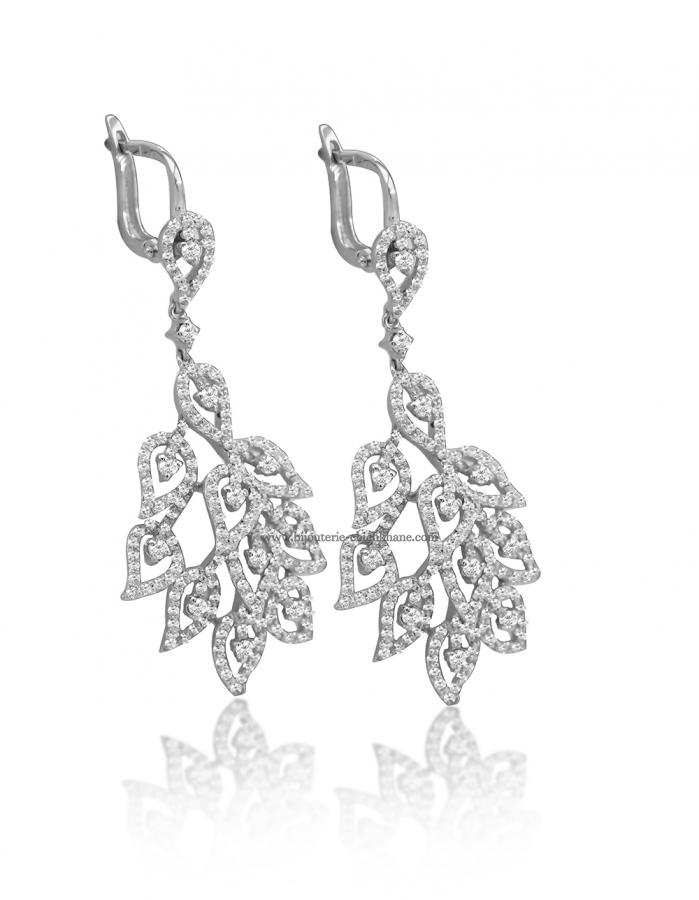 Bijoux en ligne Boucles D'oreilles Diamants 50722