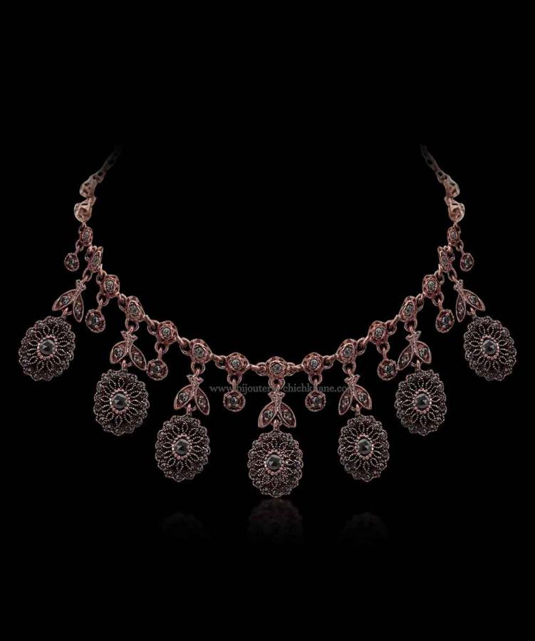 Bijoux en ligne Collier Diamants Rose ''Chichkhane'' 51402