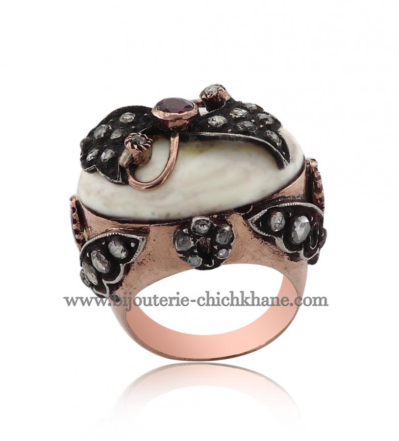 Bijoux en ligne Bague Diamants Rose ''Chichkhane'' 51680