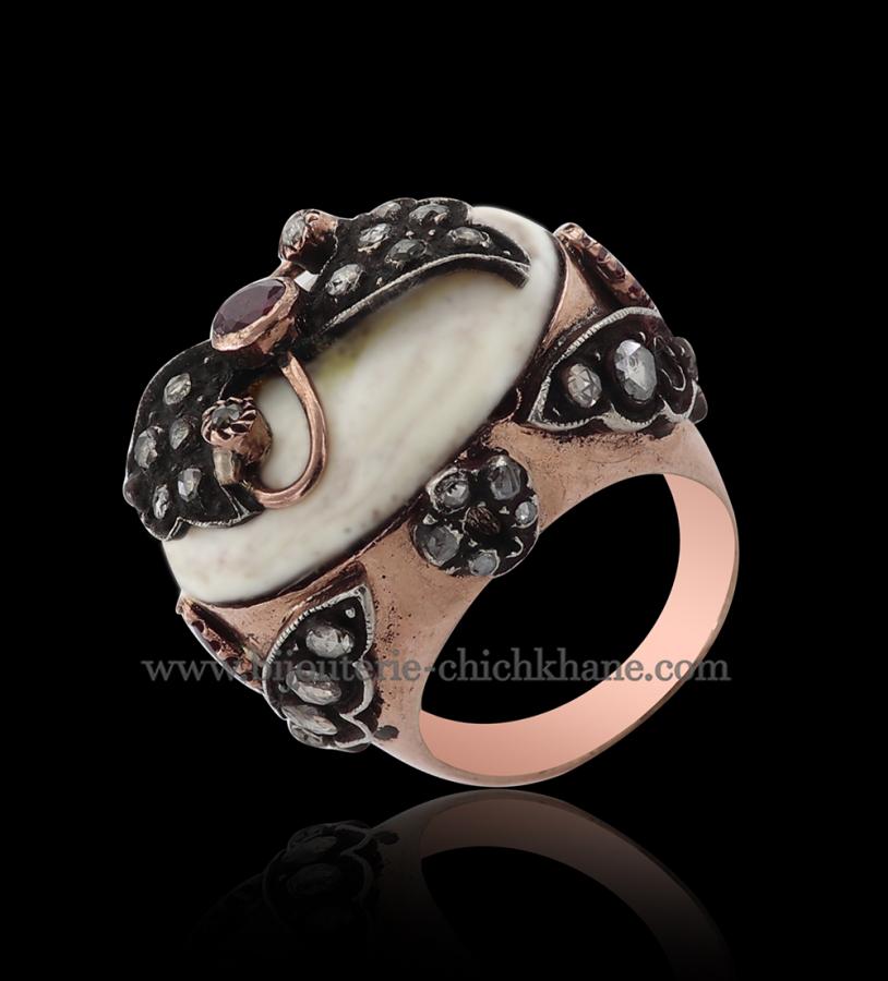 Bijoux en ligne Bague Diamants Rose ''Chichkhane'' 51680