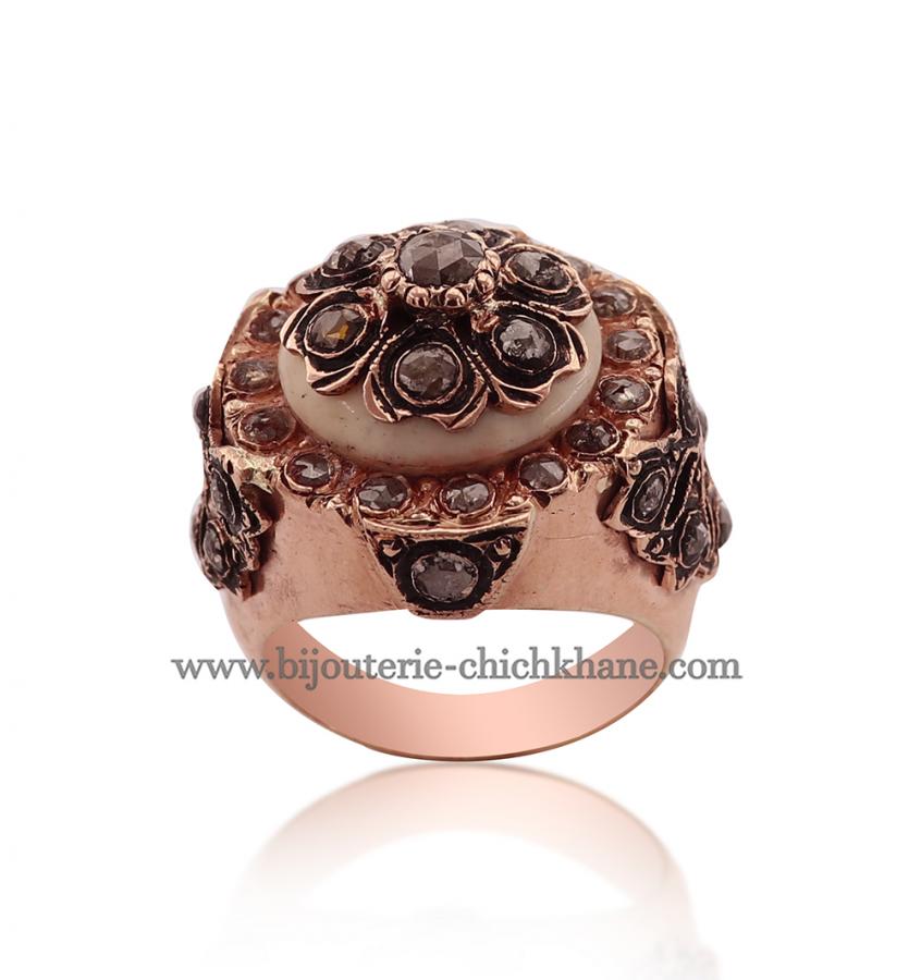 Bijoux en ligne Bague Diamants Rose ''Chichkhane'' 51681