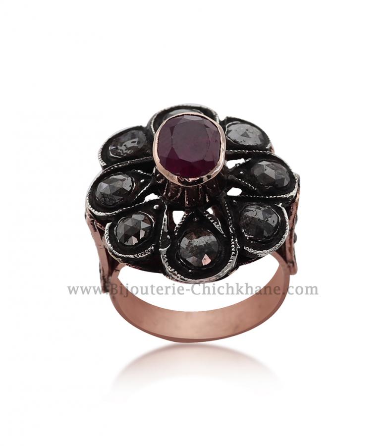 Bijoux en ligne Bague Diamants Rose ''Chichkhane'' 52056