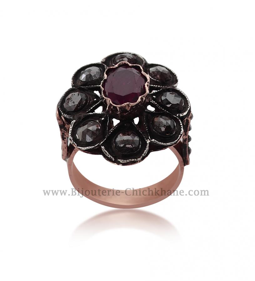 Bijoux en ligne Bague Diamants Rose ''Chichkhane'' 52057