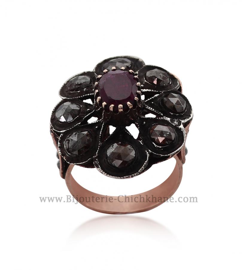 Bijoux en ligne Bague Diamants Rose ''Chichkhane'' 52060